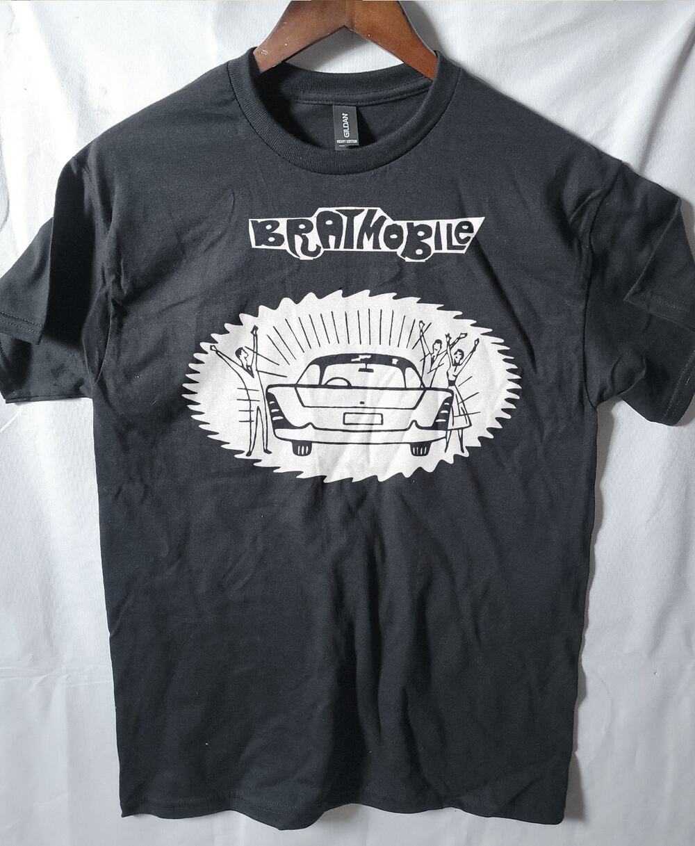 Bratmobile  band t shirt  Size Large Black